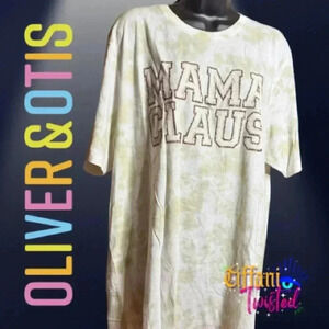 Oliver & Otis Mama Claus Tee - Tie-Dye Style - Size XXL